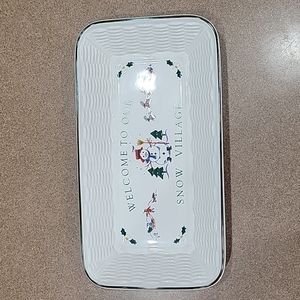 Pfaltzgraff Holiday "Welcome" Serving Tray!!
